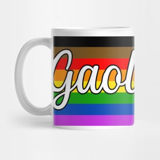 Pride flag gaol, Scottish Gaelic word for love Mug